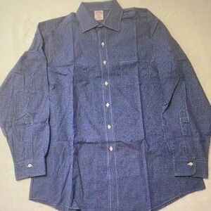 Brooks Brothers Blue Checkered Casual Shirt